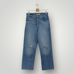 Levi’s Ribcage Straight Ancle Jeans Sz 28